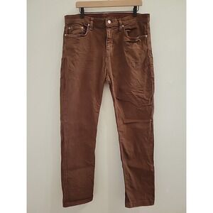 American Giant Jeans Mens Roughneck Pant Straight 34 x 32 Canvas Rugged Work